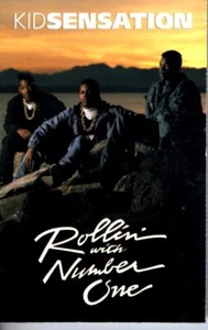Kid Sensation Rollin With Number One #1 1990 Cassette Tape Album Rap Hiphop - Imagen 1 de 2