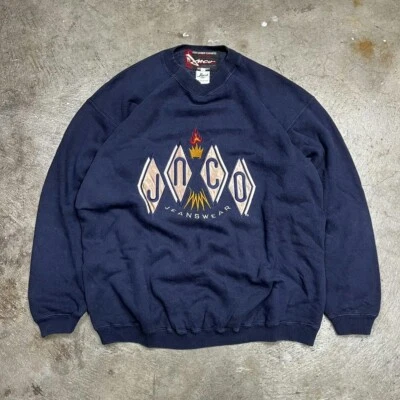 Sudadera Vintage JNCO Estilo Bowling Diamante Grande Foto 1 de 4