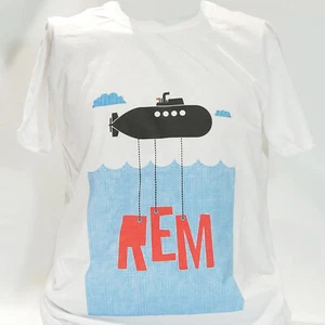 R.E.M. Indie Rock Short Sleeve White Unisex T-shirt S-3XL - Picture 1 of 1