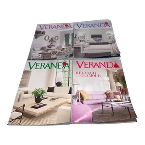 Veranda Magazine Lot Of 4 Home Decor - Foto 1 di 14