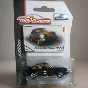 Majorette Porsche 911 Carrera RS 2.7 - Black - Porsche Edition - Picture 1 of 3