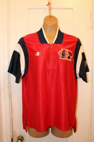 CHAMPION Houston Comets WNBA Basketball Warmup Shooting Shirt Women's Medium Cover