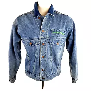 CODE BLEU VINTAGE '80s 90's era light wash blue denim jacket - Picture 1 of 11