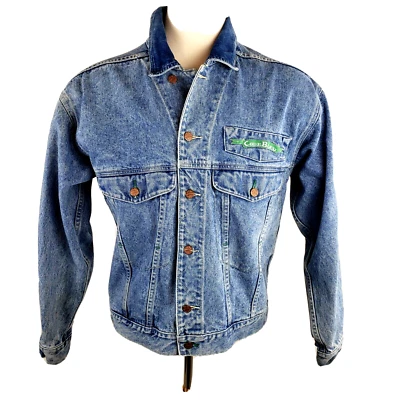 CODE BLEU VINTAGE '80s 90's era  light wash blue denim jacket - Image 1 of 4