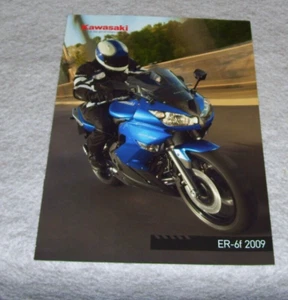 KAWASAKI ER-6f 2009 MOTORCYCLE BROCHURE Pub no E99941-2520 - Picture 1 of 4