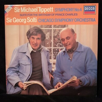 DECCA SXDL 7546 - TIPPETT Symphony #4, Suite Prince Charles - SOLTI ST LP 1981 - Image 1 of 4