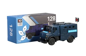 X CAR TOY 1/64 Unimog Recreational Vehicle HONG KONG Police Finished Product#128 - Picture 1 of 3