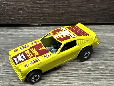 De colección Hot Wheels 1969 Flying Colors Mustang II Amarillo Show Hoss Hong Kong Foto 1 de 4