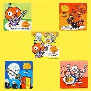 15 Jack O Lantern and his BOOgie Band - Large Stickers - Party Favor - Halloween - Bild 1 von 1
