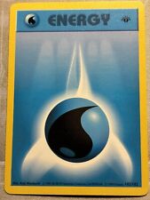 Pokémon TCG Water Energy Base Set 102/102 Regular Shadowless First Edition LP