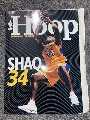 2001-02 Blazers vs. Los Angeles Lakers Program Shaq O'Neal Kobe Bryant W/lineup - Image 1 of 2