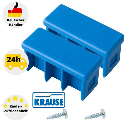1 Paar Kopfstopfen 64 x 25 mm Krause 211033 blau für STABILO Leitern Kappen - Bild 1 von 4