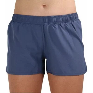 More Mile Core Womens Running Shorts Blue 2 In 1 Twin Short Run Training Sports - Picture 1 of 6