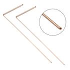 Head-flat Copper Probe Metal Probing Rod 2 Sticks 2pcs 99.9% Copper Business