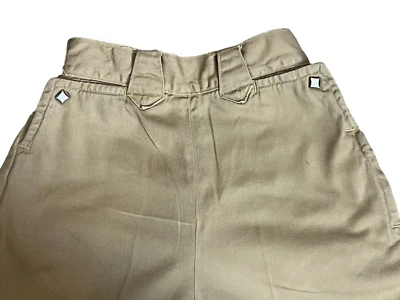 XS Mujer De Colección Años 40 50 Tostado Levi's California Ranch Pantalones Sanforizados Perla A Presión Foto 1 de 4