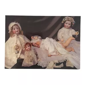 Muñecas Tihanyi Museo Hungría Muñecas Cabeza Bisque Antigua Postal De Colección 4 x 6" - Imagen 1 de 2