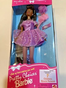 AA PRETTY CHOICES BARBIE DOLL Super Long Hair #18018 MATTEL 1996 Rare HTF ๐new - Picture 1 of 6