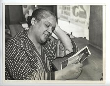 1937 ORIGINAL AFRICAN AMERICAN HARLEM FATHER DIVINE WIFE  VINTAGE PHOTO