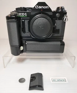 Canon AE-1 Program 35mm Film Camera SLR Body w/ Motor Drive MA Tested JP - Mint - Picture 1 of 24