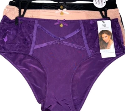 DAISY FUENTES Women 3-Pair Lace Hipster Underwear Panties Polyester Blend Sz 1X - Image 1 of 4