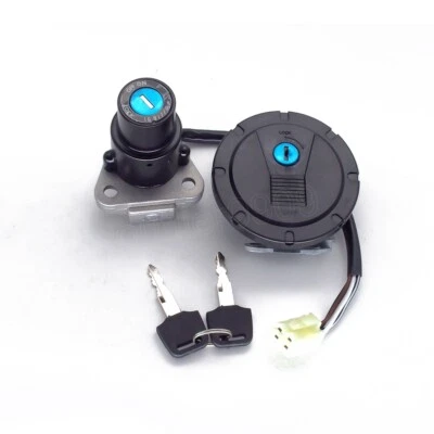 For Kawasaki KLR650 2008-2018 Ignition Switch Fuel Gas Cap Lock Set w/Keys - Image 1 of 4