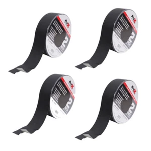 4 Pack Pro X 2 Inch 180'  60YD Matte Blk Commercial Grade Gaff Tape Non-Residue - Picture 1 of 5