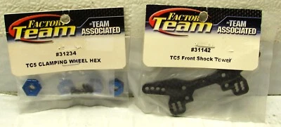 Team Associated TC5 Front Shock Tower & Clamping Wheel Hex NEW - Image 1 of 2