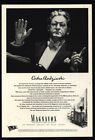 1943 ARTUR RODZINKSI - Cleveland Orchestra Conductor - Magnavox  VINTAGE AD