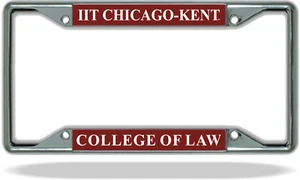 Chicago Kent College of Law License Plate Frame - Picture 1 of 1