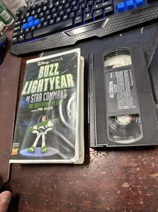 Buzz Lightyear of Star Command: The Adventure Begins (VHS, 2000) Used - Picture 1 of 3
