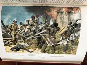 Unser Vaterland in Waffen. Um 1910, farbige Abbildungen u.a. Knötel, Top Zustand - Bild 1 von 19