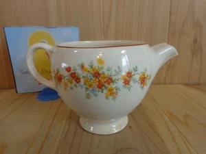 Vintage Creamer ORANGE FLOWERS Porcelain SYMPHONY BY SALEM 30313 - Picture 1 of 8