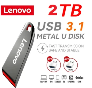3.0 Usb 2TB Pen Drive Metal High Speed Flash Disk Memory Stick Otg Type C Micro - Picture 1 of 1