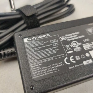 Genuine Toshiba Dynabook Laptop Charger (NO 2-PRONG PLUG) PA5367U-1ACA 19V 65W - Picture 1 of 4