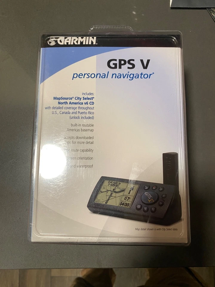 New GARMIN GPS V Personal Navigator System Sealed Free Shipping - Image 1 of 4