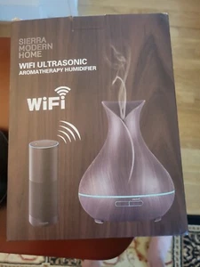 Sierra Modern Home WIFI Ultrasonic Aromatherapy Humidifier - New - Open Box - Picture 1 of 5