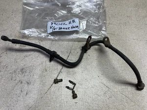 88 89 90 91 HONDA CIVIC HATCHBACK PASSENGER RIGHT FRONT BRAKE HOSELINE &BOLTS - Picture 1 of 4