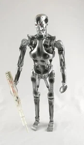 De colección 1997 Terminator 2 15" Endoesqueleto Electrónico Toy Island - Imagen 1 de 2