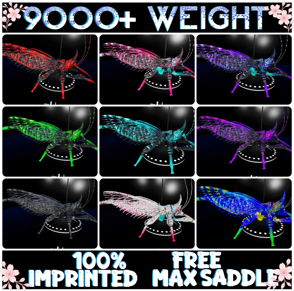 9K+ TOP WEIGHT Rhyniognatha ARK🌸 Survival Ascended ASA (Rhynio/Bug) PVE - Image 1 of 1