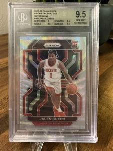 2021-22 Prizm Silver Wave Jalen Green RC BGS 9.5 Suns - Picture 1 of 2