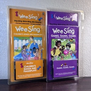 Wee Sing Children's songs and Fingerplays + Games! Cassette Tap Vintage NOS 1977 - Picture 1 of 18