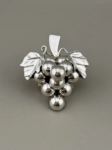 Taxco Mexico Sterling Silber Traube Cluster Brosche Anhänger 925 15,6 g Vintage - Bild 1 von 8