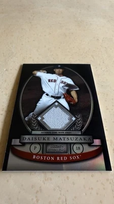 2008 Bowman Sterling Daisuke Matsuzaka #BS-DM Black Refractor 20/25 (MEM) - Image 1 of 4