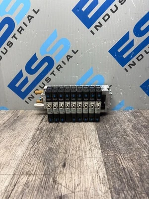 SUBBASE COLECTOR FESTO con CONECTORES ROW Y SOLENOIDES VSVA -VER DESCRIPCIÓN Foto 1 de 4