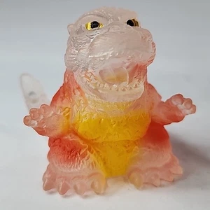 2024 Godzilla Burning Red Chronicle 1.5" 1995 Godzilla Clear Figure Sofvi - Picture 1 of 4