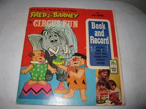 Fred & Barney in Circus Fun Book and Record 1974 - Imagen 1 de 12