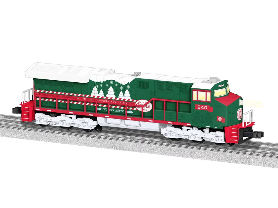 LIONEL 2445190 NORTH POLE CENTRAL SNOWFLAKE ET44 LIONECHIEF DIESEL   NIB - Image 1 of 1