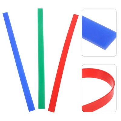 6 Pcs Silicone Rolling Pin Spacers Sticks Baking Thickness Guide Dough - Image 1 of 4