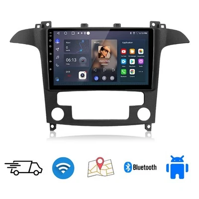 Android14 Autoradio Carplay Für Ford S-Max S Max 2007-2015 GPS Navi BT WIFI DAB+ - Bild 1 von 4
