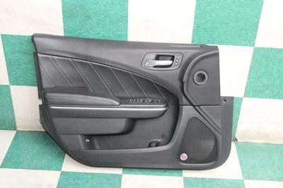 15-23 CHARGER Black Driver Left LH LF Front Side Door Trim Panel Unit Factory OE Foto 1 de 4